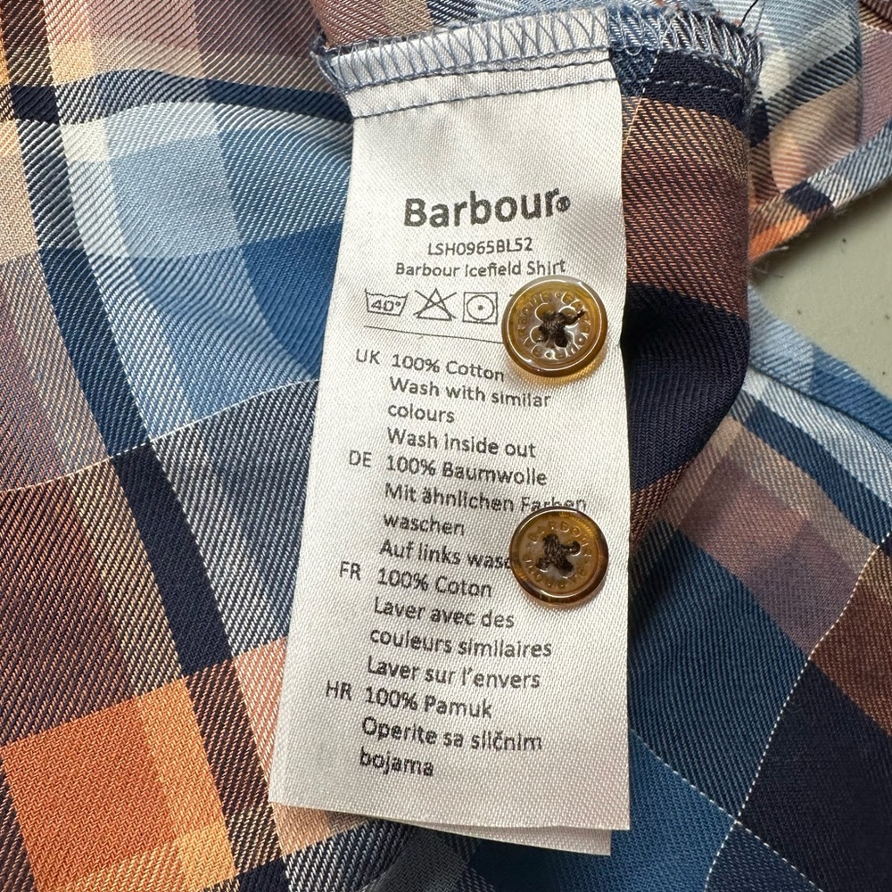 BARBOUR ICEFIELD PLAID BUTTON DOWN SHIRT - Picture 5 of 11
